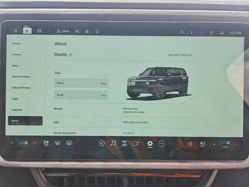 2025 Rivian R1S — VIN 7PDSGBBA3SN064893, şəkil 9