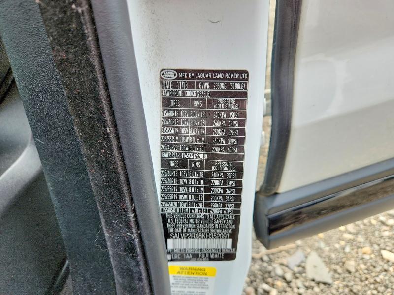 SALVP2RX8KH352091 2019 Land Rover Range Rover photo no. 13