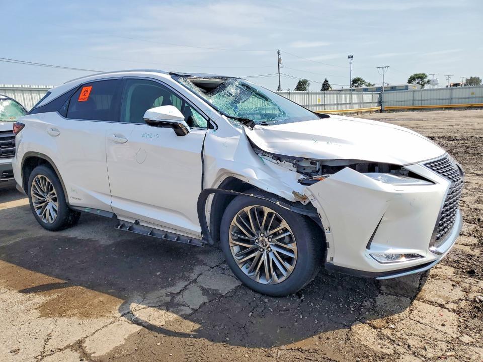 2022 Lexus RX — VIN 2T2JGMDA3NC094376, şəkil 4