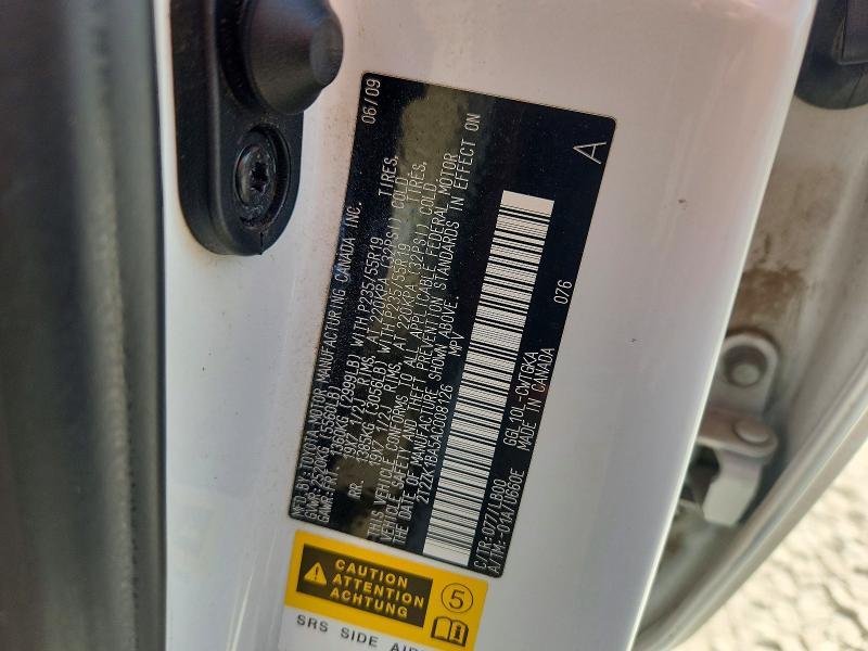 2T2ZK1BA5AC008126 2010 Lexus RX photo no. 13