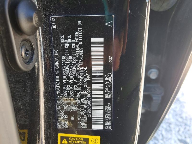 2T2BK1BA0DC180201 2013 Lexus RX photo no. 13