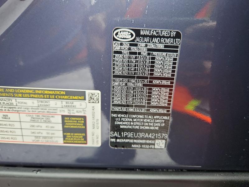 SAL1P9EU3RA421579 2024 Land Rover Range Rover photo no. 14
