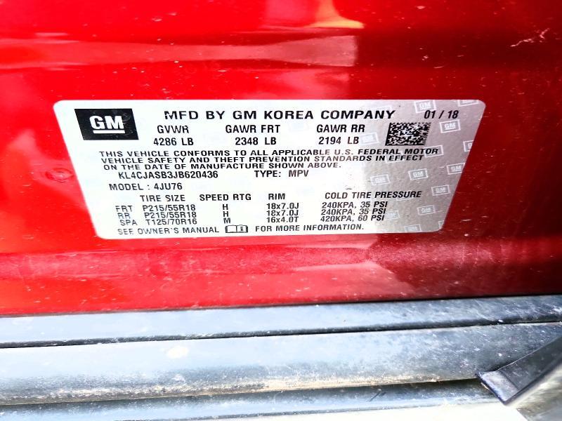 KL4CJASB3JB620436 2018 Buick Encore photo no. 13