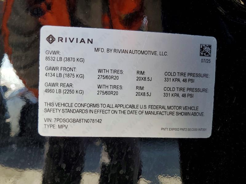 2026 Rivian R1S — VIN 7PDSGGBA8TN078142, şəkil 13