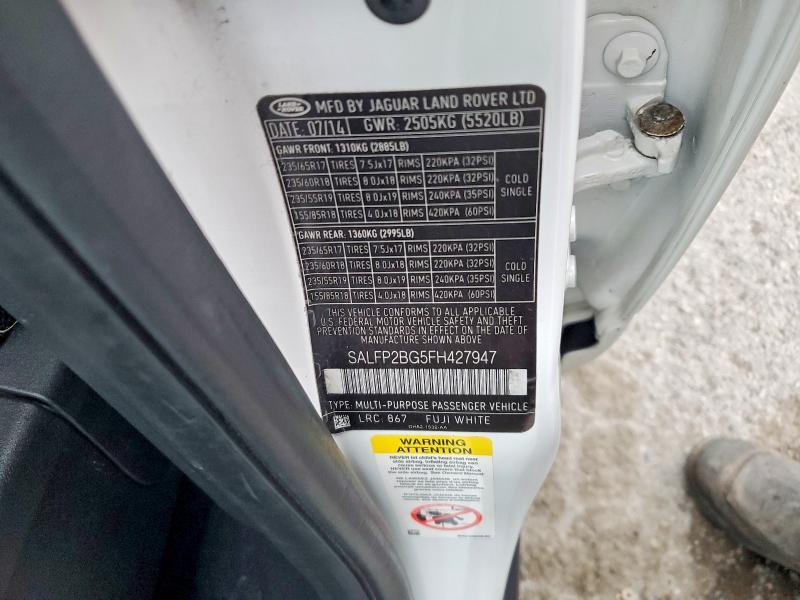 SALFP2BG5FH427947 2015 Land Rover LR2 photo no. 13