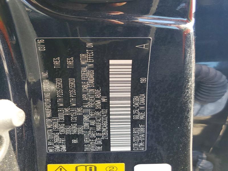2016 Lexus RX — VIN 2T2BZMCA8GC024102, şəkil 13