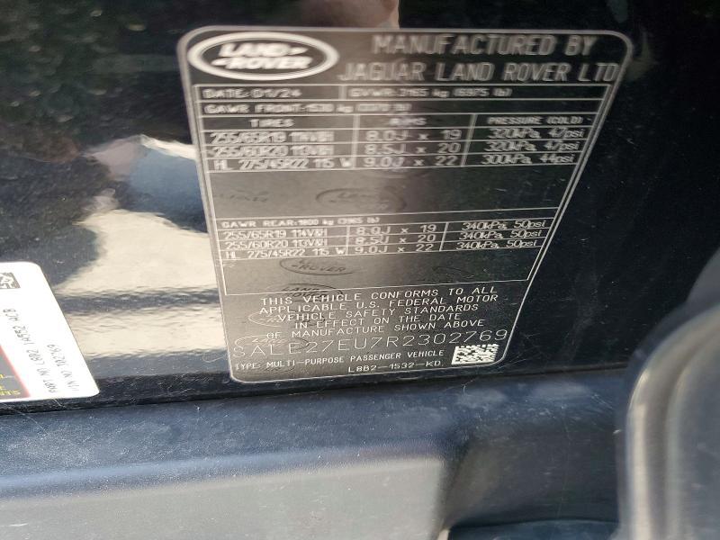 2024 Land Rover Defender — VIN SALE27EU7R2302769, şəkil 13