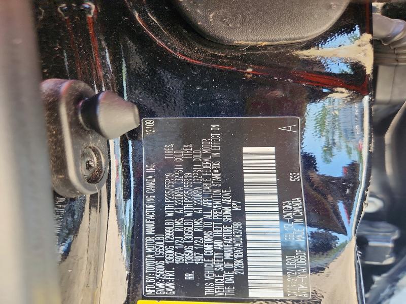 2T2BK1BA7AC043798 2010 Lexus RX photo no. 13