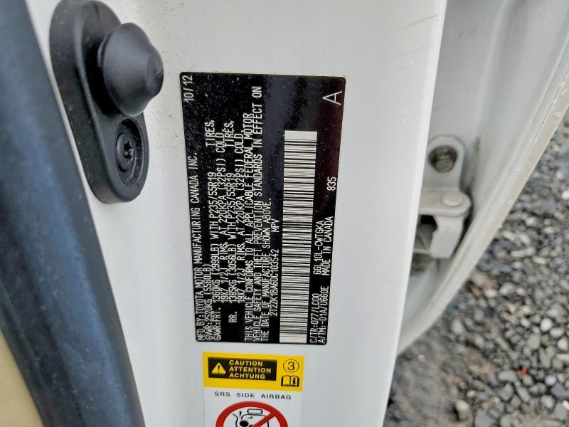 2T2ZK1BA6DC103542 2013 Lexus RX photo no. 13