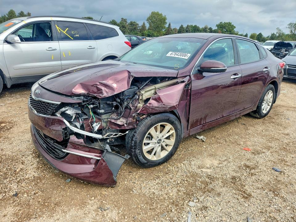 2016 KIA Optima — VIN 5XXGT4L39GG046583, şəkil 1