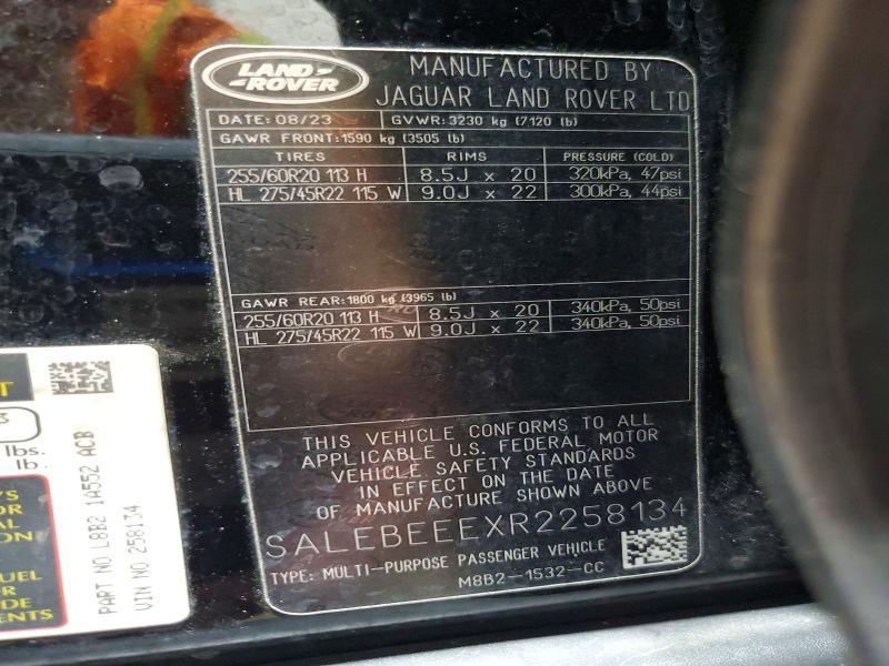 2024 Land Rover Defender — VIN SALEBEEEXR2258134, şəkil 14