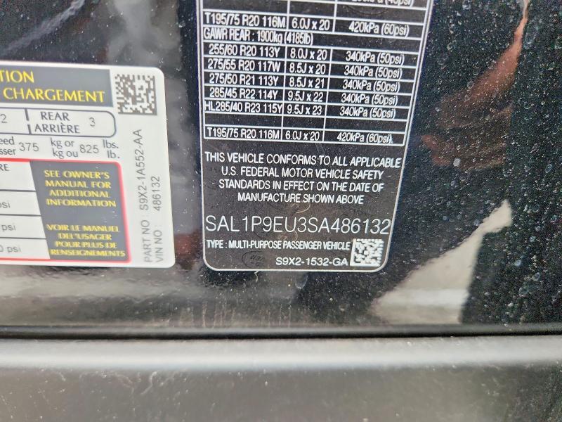 2025 Land Rover Range Rover — VIN SAL1P9EU3SA486132, şəkil 13