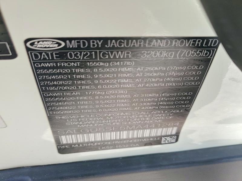 SALGU5SE5MA441284 2021 Land Rover Range Rover photo no. 14