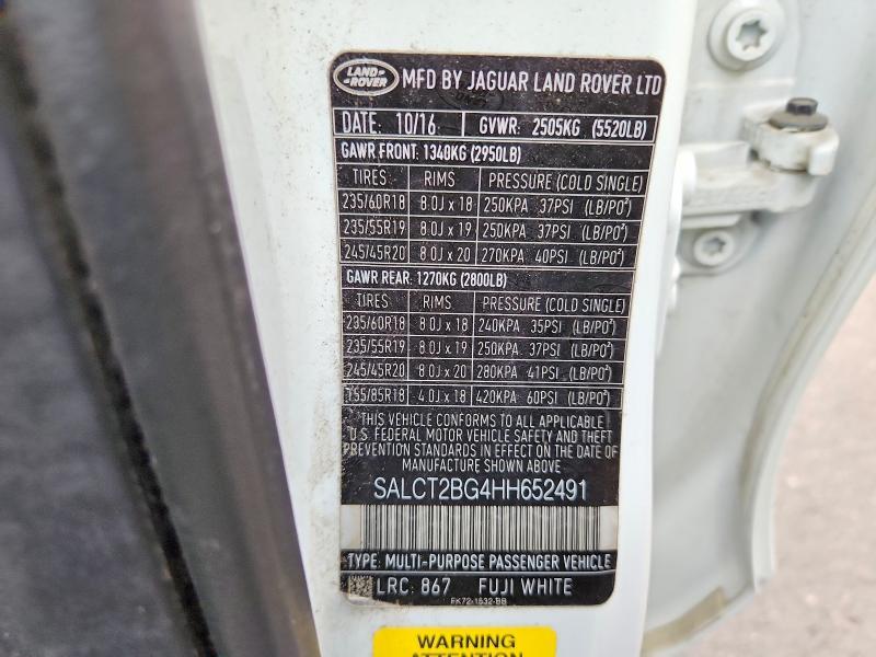 SALCT2BG4HH652491 2017 Land Rover Discovery photo no. 13