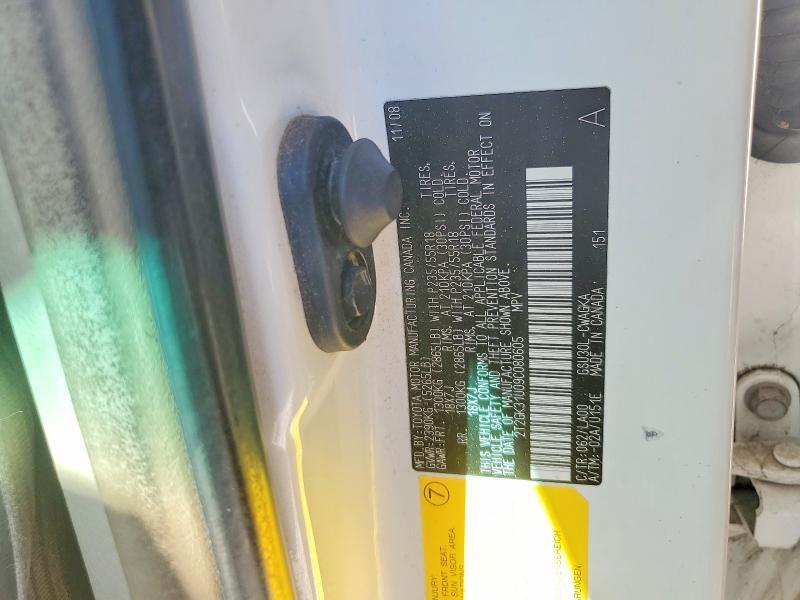 2T2GK31U09C080605 2009 Lexus RX photo no. 13