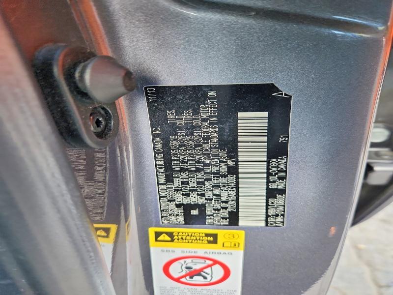 2T2ZK1BA8EC140092 2014 Lexus RX photo no. 12
