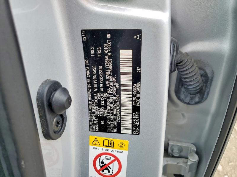 2T2BGMCA7KC043299 2019 Lexus RX photo no. 13