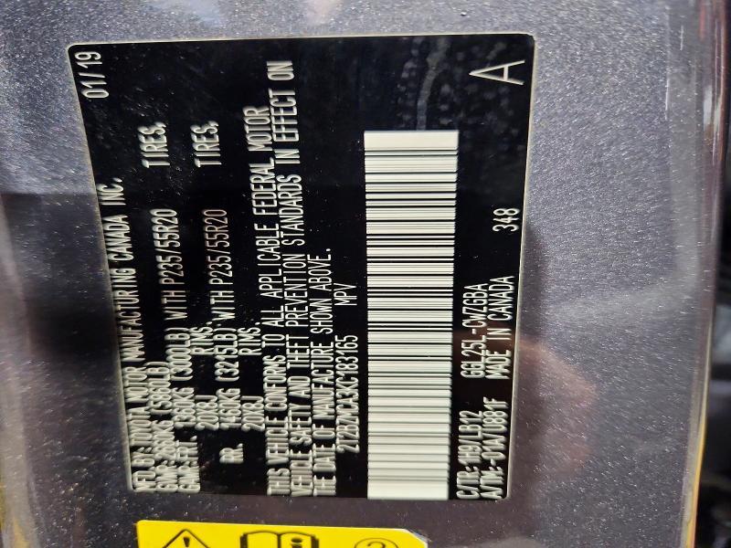 2019 Lexus RX — VIN 2T2BZMCA3KC183165, şəkil 13