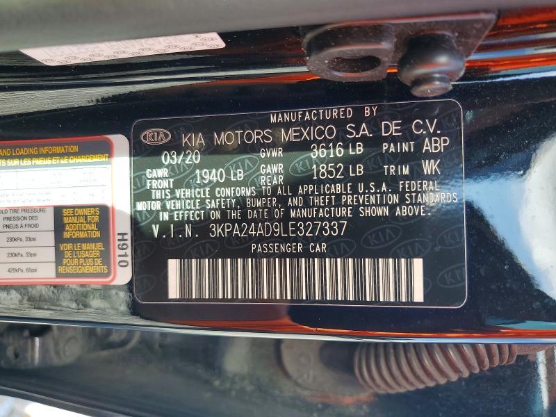 3KPA24AD9LE327337 2020 KIA Rio photo no. 13