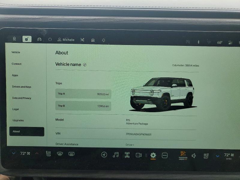 2023 Rivian R1S — VIN 7PDSGABA5PN016801, şəkil 9