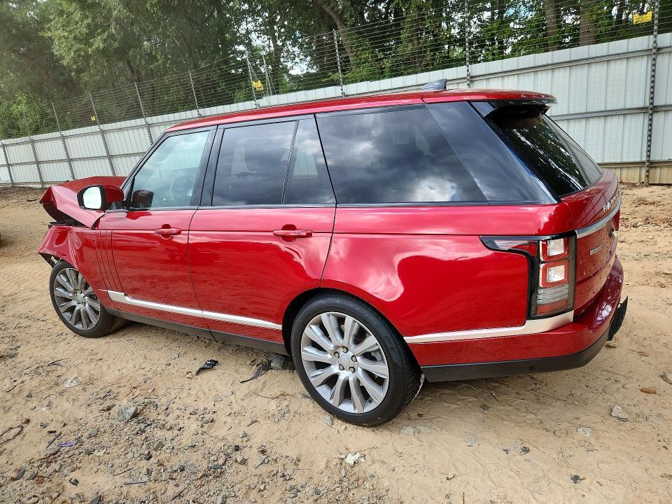 2017 Land Rover Range Rover — VIN SALGS2FE9HA370255, фото 2