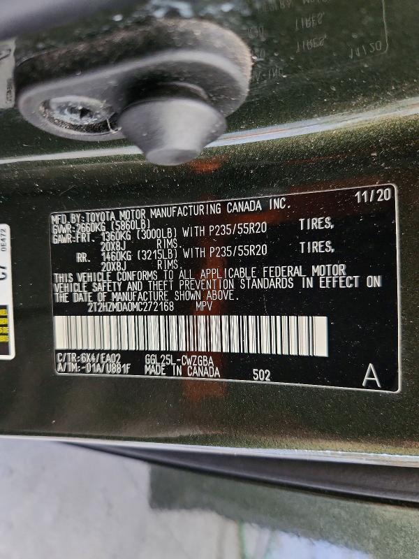 2021 Lexus RX — VIN 2T2HZMDA0MC272168, şəkil 13