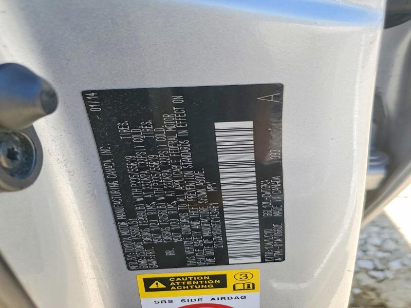 2T2ZK1BA6EC143461 2014 Lexus RX photo no. 13