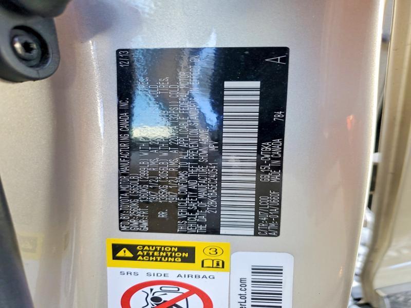 2T2BK1BA5EC240541 2014 Lexus RX photo no. 13