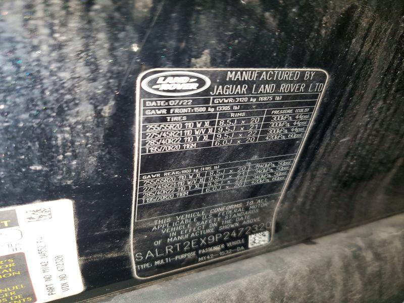 2023 Land Rover Discovery — VIN SALRT2EX9P2472320, şəkil 13