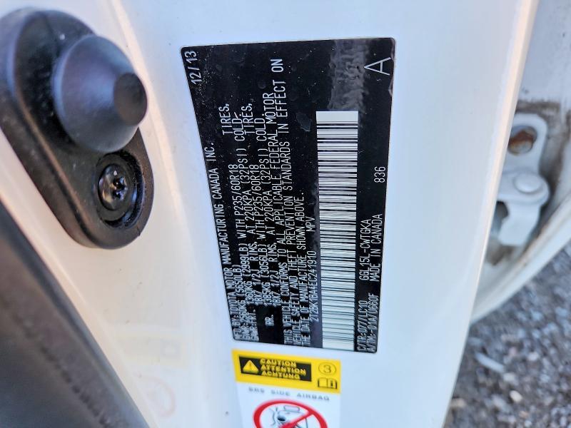 2T2BK1BA4EC241910 2014 Lexus RX photo no. 13