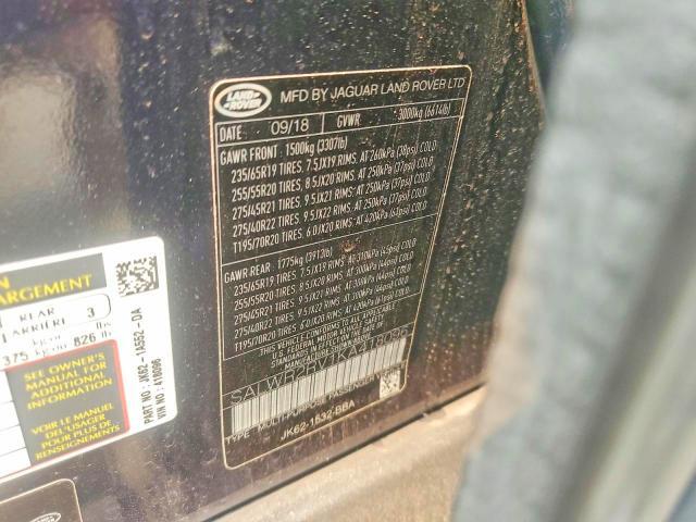 SALWR2RV1KA418096 2019 Land Rover Range Rover photo no. 13