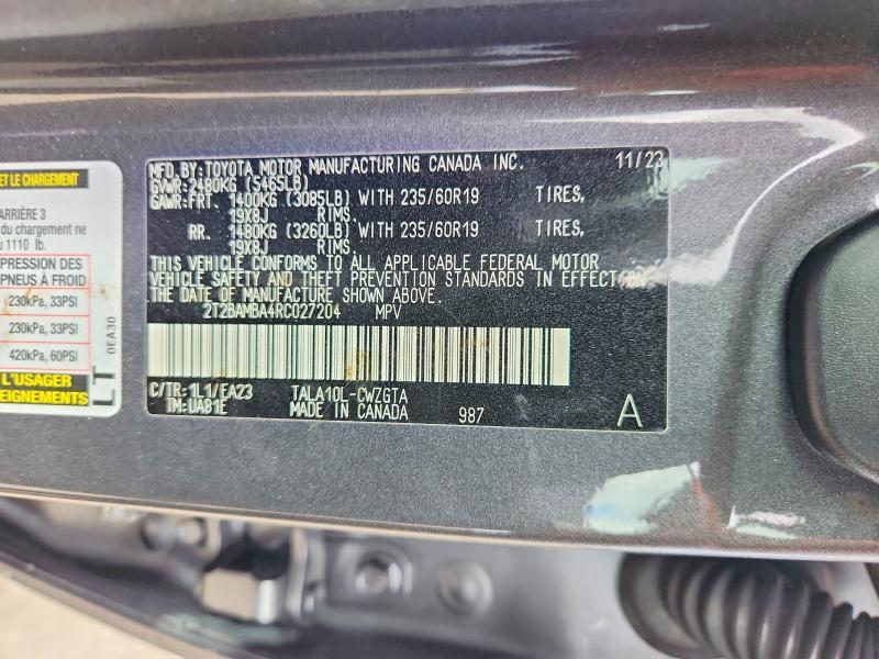 2T2BAMBA4RC027204 2024 Lexus RX photo no. 13