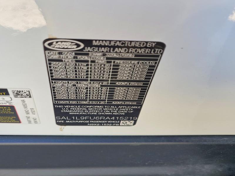 2024 Land Rover Range Rover — VIN SAL1L9FU6RA415219, фото 14