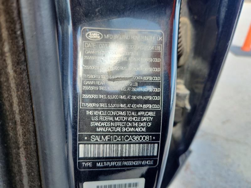 SALMF1D41CA360081         2012 Land Rover Range Rover photo no. 13