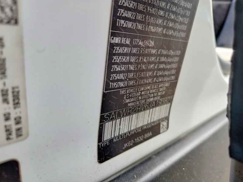 2018 Land Rover Range Rover — VIN SALWR2RV6JA193821, фото 13