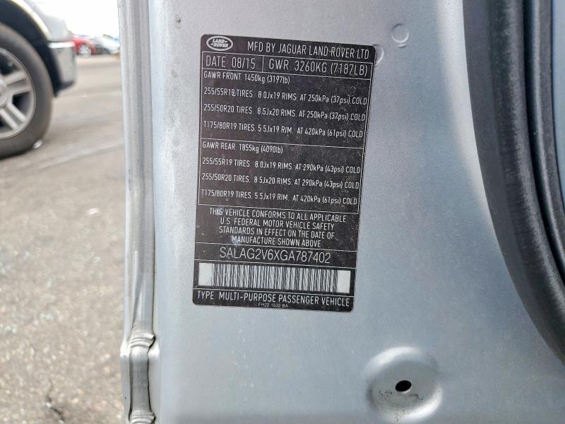 SALAG2V6XGA787402 2016 Land Rover LR4 photo no. 13