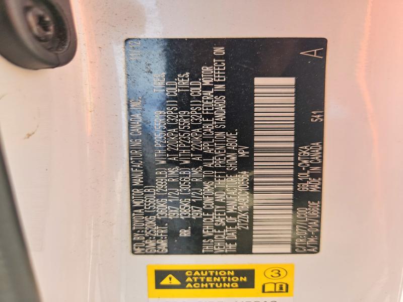 2T2ZK1BA9DC106564 2013 Lexus RX photo no. 13