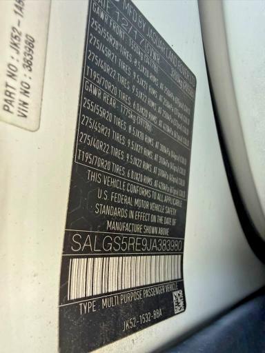 SALGS5RE9JA383980 2018 Land Rover Range Rover photo no. 12
