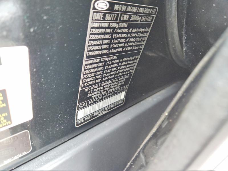 SALWR2FV6HA156539 2017 Land Rover Range Rover photo no. 13