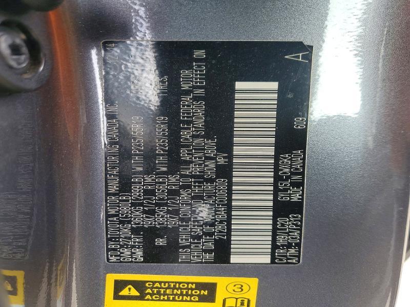 2T2BC1BA4FC006809 2015 Lexus RX photo no. 13