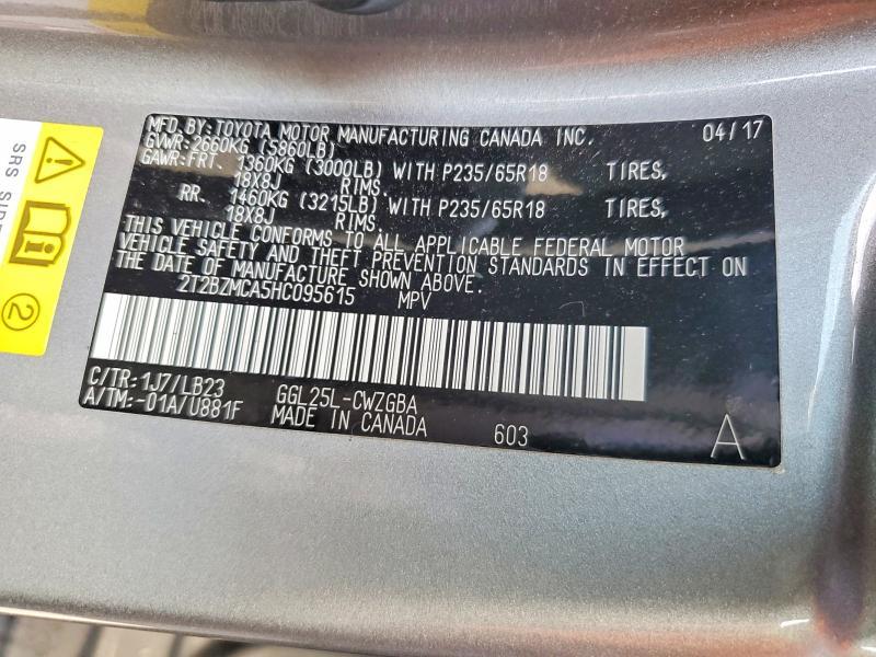2017 Lexus RX — VIN 2T2BZMCA5HC095615, фото 14