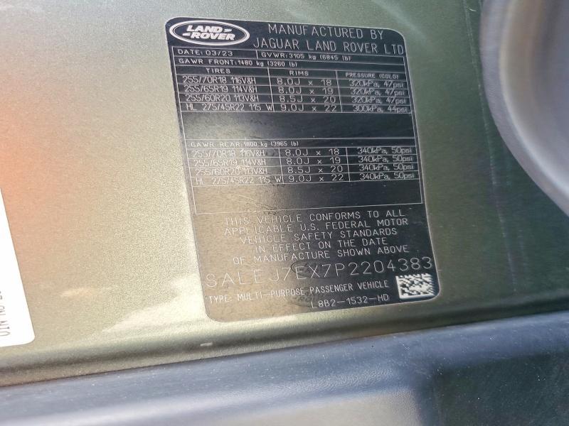 SALEJ7EX7P2204383 2023 Land Rover Defender photo no. 12