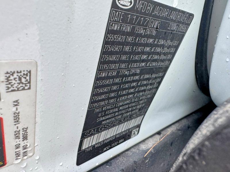 SALGS5RE3JA380542 2018 Land Rover Range Rover photo no. 13