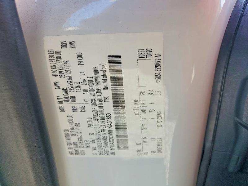 1FBAX2CM0HKA61850 2017 Ford Transit photo no. 13