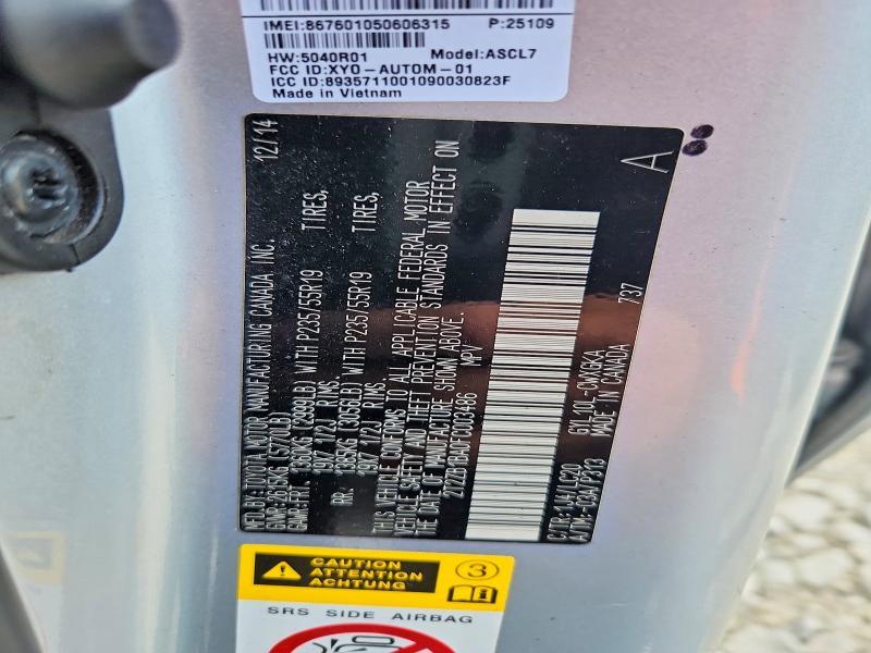 2T2ZB1BA0FC003486 2015 Lexus RX photo no. 14