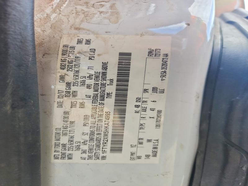 2017 Ford Transit — VIN 1FTYR2XM5HKA74995, şəkil 13