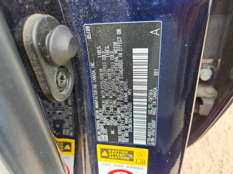 2T2BK1BA7AC014205 2010 Lexus RX photo no. 12