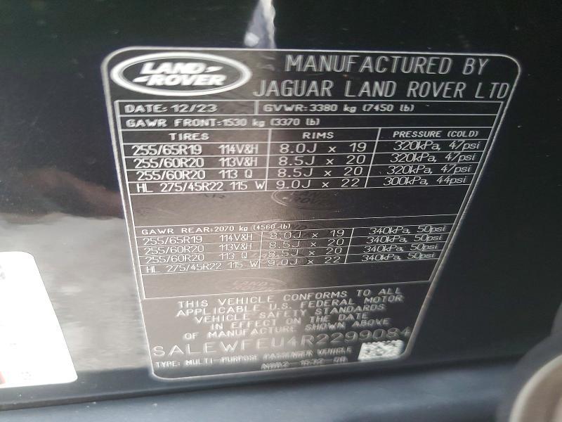 2024 Land Rover Defender — VIN SALEWFEU4R2299084, фото 14