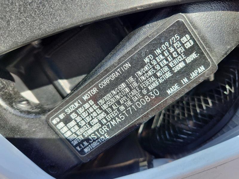 JS1GR7MA5T7100830 2026 Suzuki GSX-R750 photo no. 8