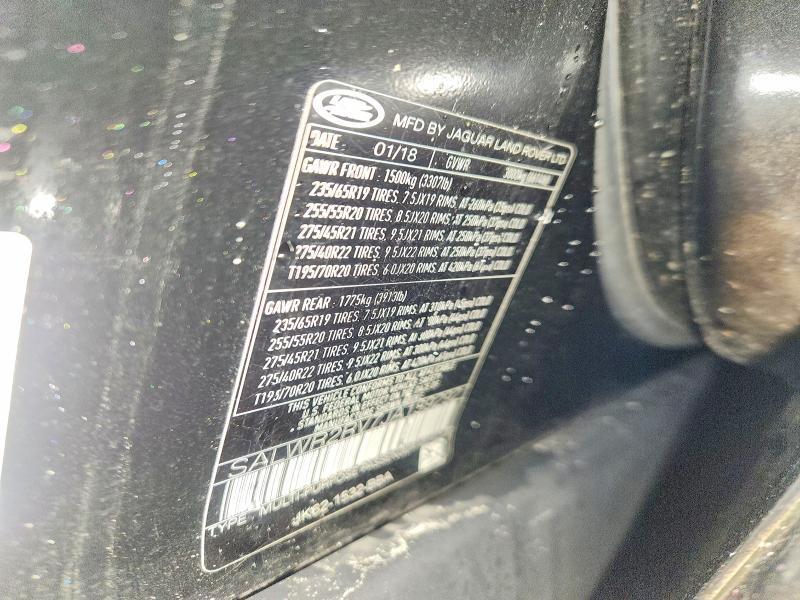 SALWR2RV7JA189292 2018 Land Rover Range Rover photo no. 13